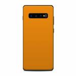 Solid State Orange Samsung Galaxy S10 Plus Skin