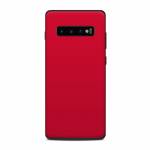 Solid State Red Samsung Galaxy S10 Plus Skin
