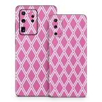 Pink Checks Samsung Galaxy S20 Series Skin