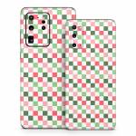 Christmas Checkers Samsung Galaxy S20 Series Skin