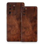 Dark Burlwood Samsung Galaxy S20 Series Skin