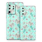 Merkittens with Pearls Aqua Samsung Galaxy S20 Series Skin