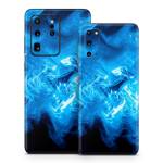 Blue Quantum Waves Samsung Galaxy S20 Series Skin
