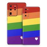 Rainbow Stripe Samsung Galaxy S20 Series Skin