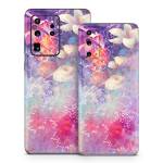 Sketch Flowers Lily Samsung Galaxy S20 Series Skin