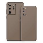 Solid State Flat Dark Earth Samsung Galaxy S20 Series Skin