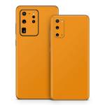 Solid State Orange Samsung Galaxy S20 Series Skin