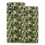 Woodland Camo Samsung Galaxy S20 Series Skin
