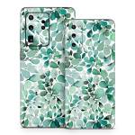 Watercolor Eucalyptus Leaves Samsung Galaxy S20 Series Skin