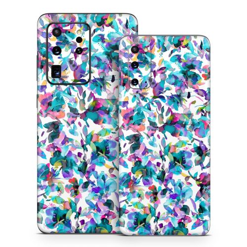 Aquatic Flowers Samsung Galaxy S20 Series Skin
