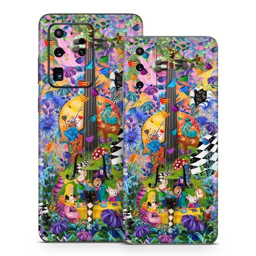 Alice's Wonderland Tea Party Samsung Galaxy S20 Series Skin