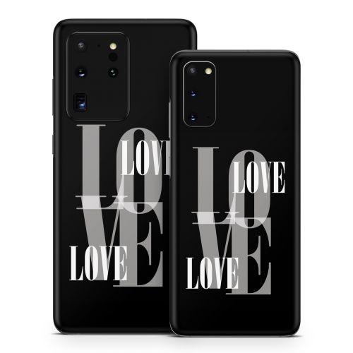 Black Love Samsung Galaxy S20 Series Skin