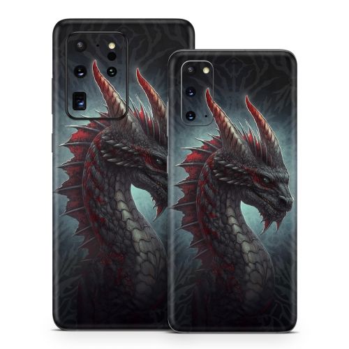 Black Dragon Samsung Galaxy S20 Series Skin