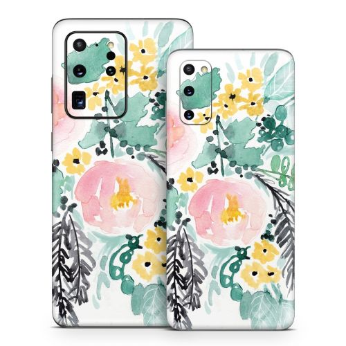 Blushed Flowers Samsung Galaxy S20 Series Skin