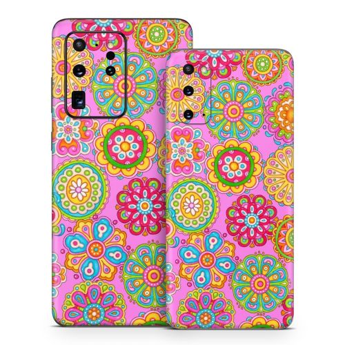 Bright Flowers Samsung Galaxy S20 Series Skin