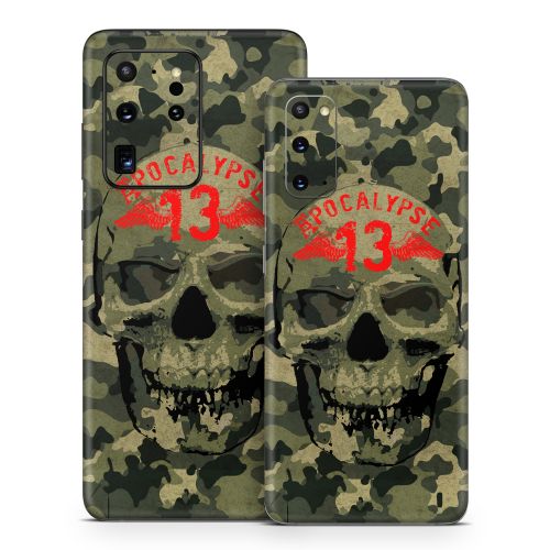 Camo Skull Samsung Galaxy S20 Series Skin
