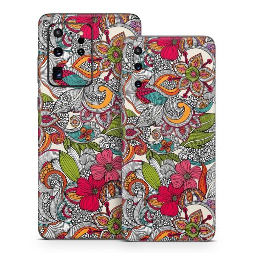 Doodles Color Samsung Galaxy S20 Series Skin
