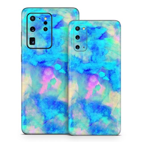 Electrify Ice Blue Samsung Galaxy S20 Series Skin