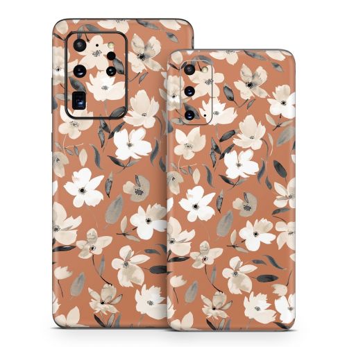 Fresh Flowers Copper Samsung Galaxy S20 Series Skin