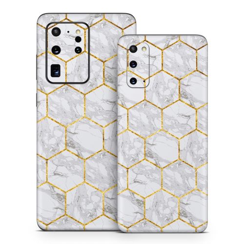 Honey Marble Samsung Galaxy S20 Series Skin