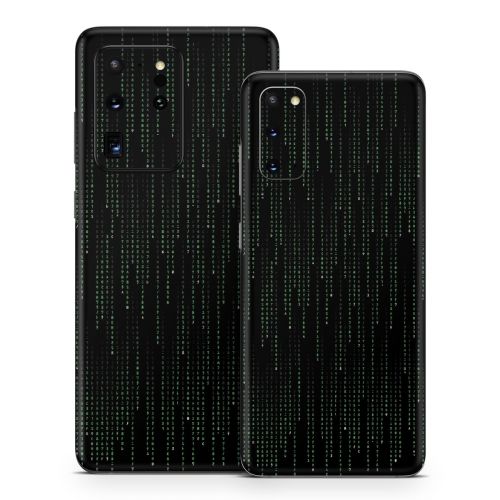 Matrix Style Code Samsung Galaxy S20 Series Skin