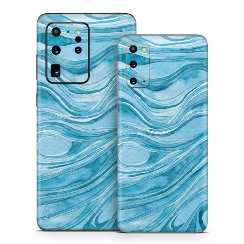 Ocean Blue Samsung Galaxy S20 Series Skin