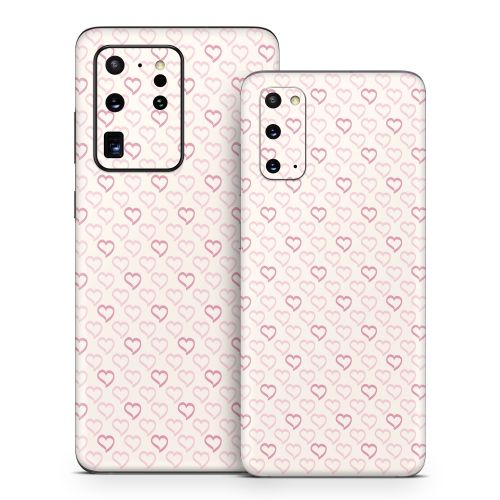 Patterned Hearts Samsung Galaxy S20 Series Skin