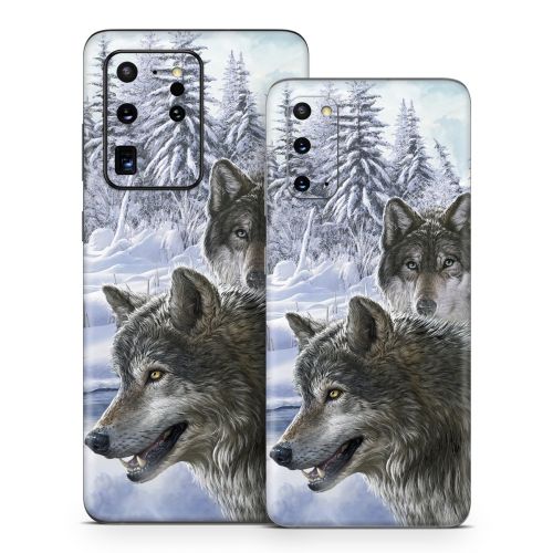 Snow Wolves Samsung Galaxy S20 Series Skin