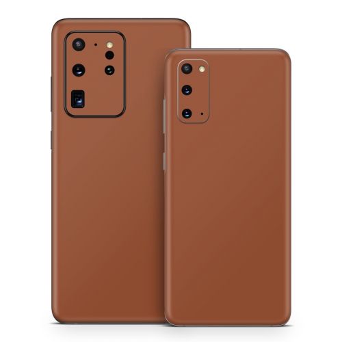 Solid State Cinnamon Samsung Galaxy S20 Series Skin