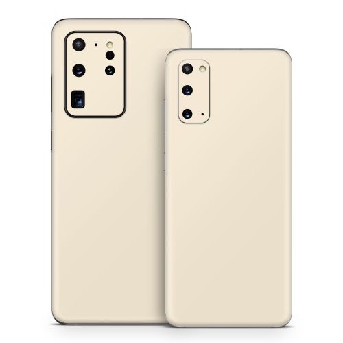 Solid State Creme Samsung Galaxy S20 Series Skin
