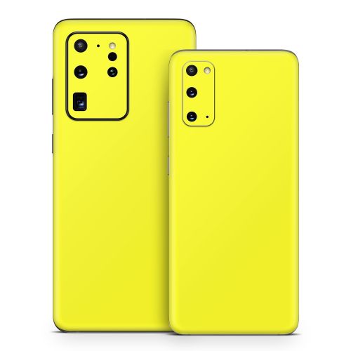Solid State Lemon Samsung Galaxy S20 Series Skin
