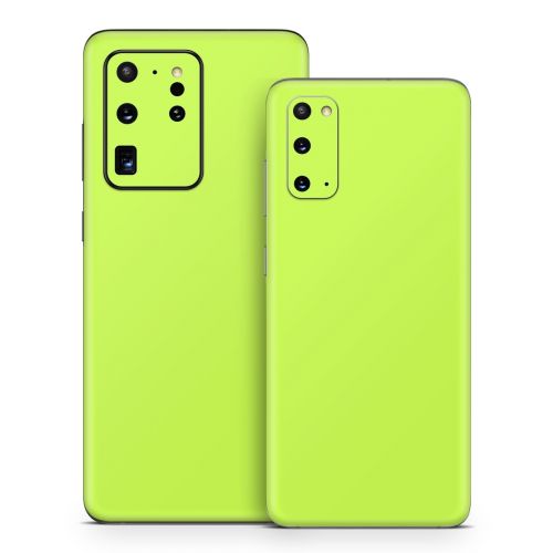 Solid State Lime Samsung Galaxy S20 Series Skin