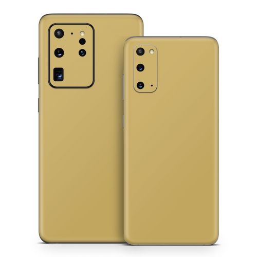 Solid State Mustard Samsung Galaxy S20 Series Skin