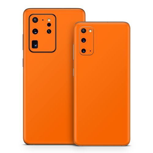 Solid State Pumpkin Samsung Galaxy S20 Series Skin