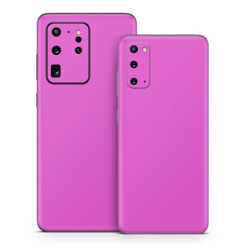 Solid State Vibrant Pink Samsung Galaxy S20 Series Skin