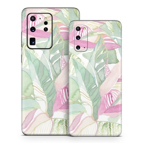 Tropical Leaves Samsung Galaxy S20 Series Skin