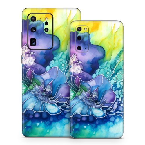 Watercolor Flora Samsung Galaxy S20 Series Skin