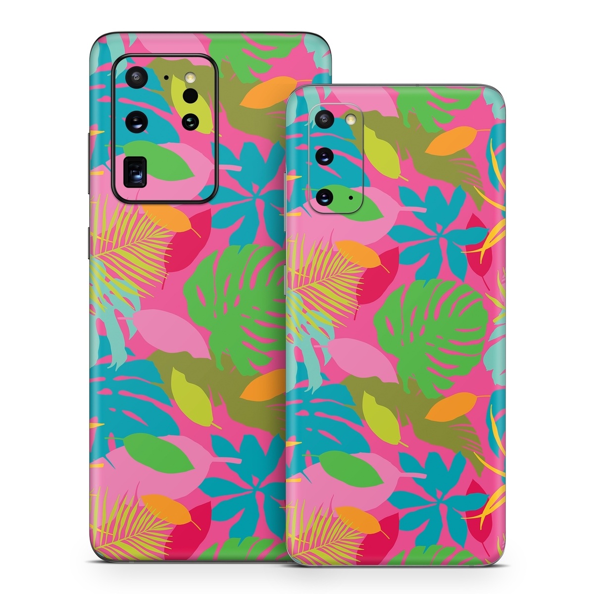 Samsung Galaxy S20 Series Skin design of Organism, Pink, Rectangle, Magenta, Aqua, Art, Symmetry, Pattern, Painting, Electric blue, with pink, green, blue, yellow, orange, red colors