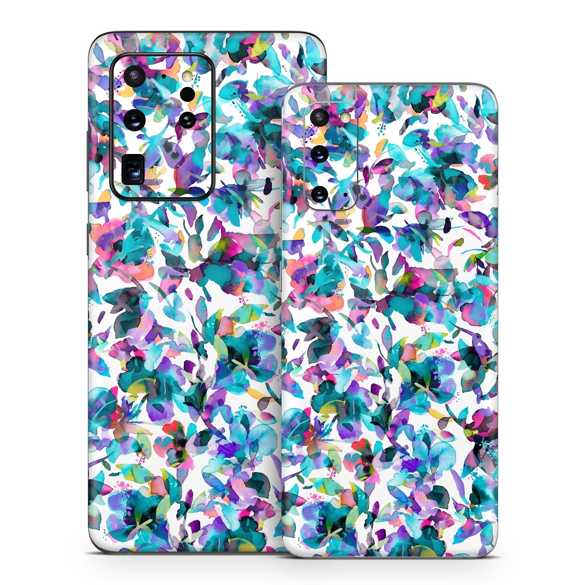 Samsung Galaxy S20 Series Skin design of Pattern, Design, Textile, with white, blue, red, purple, pink, orange, yellow colors