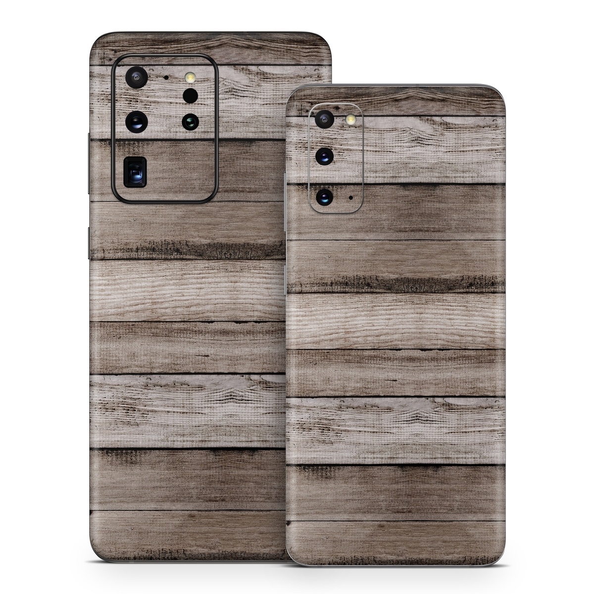 Samsung Galaxy S20 Series Skin design of Wood, Plank, Wood stain, Hardwood, Line, Pattern, Floor, Lumber, Wood flooring, Plywood, with brown, black colors