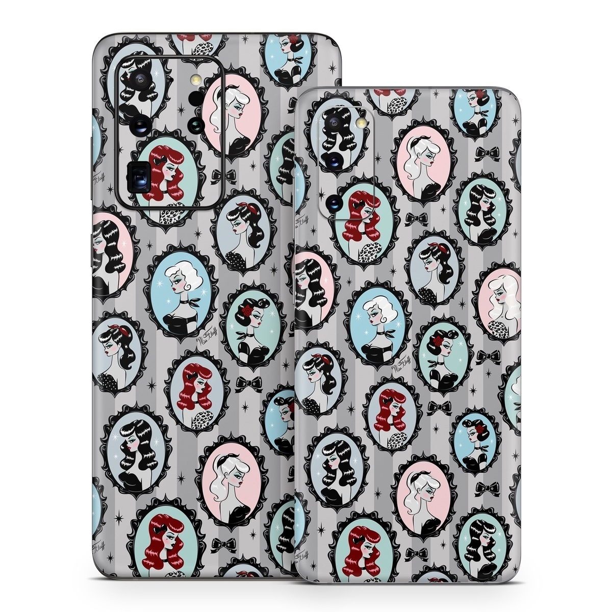 Samsung Galaxy S20 Series Skin design of Pattern, Design, Textile, Visual arts, Circle, Art, with black, blue, gray, yellow, red, pink colors