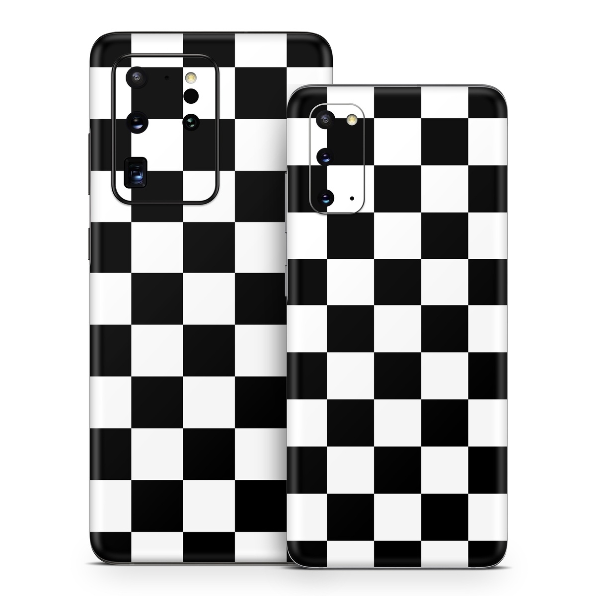 Samsung Galaxy S20 Series Skin design of Black, Photograph, Games, Pattern, Indoor games and sports, Black-and-white, Line, Design, Recreation, Square, with black, white colors