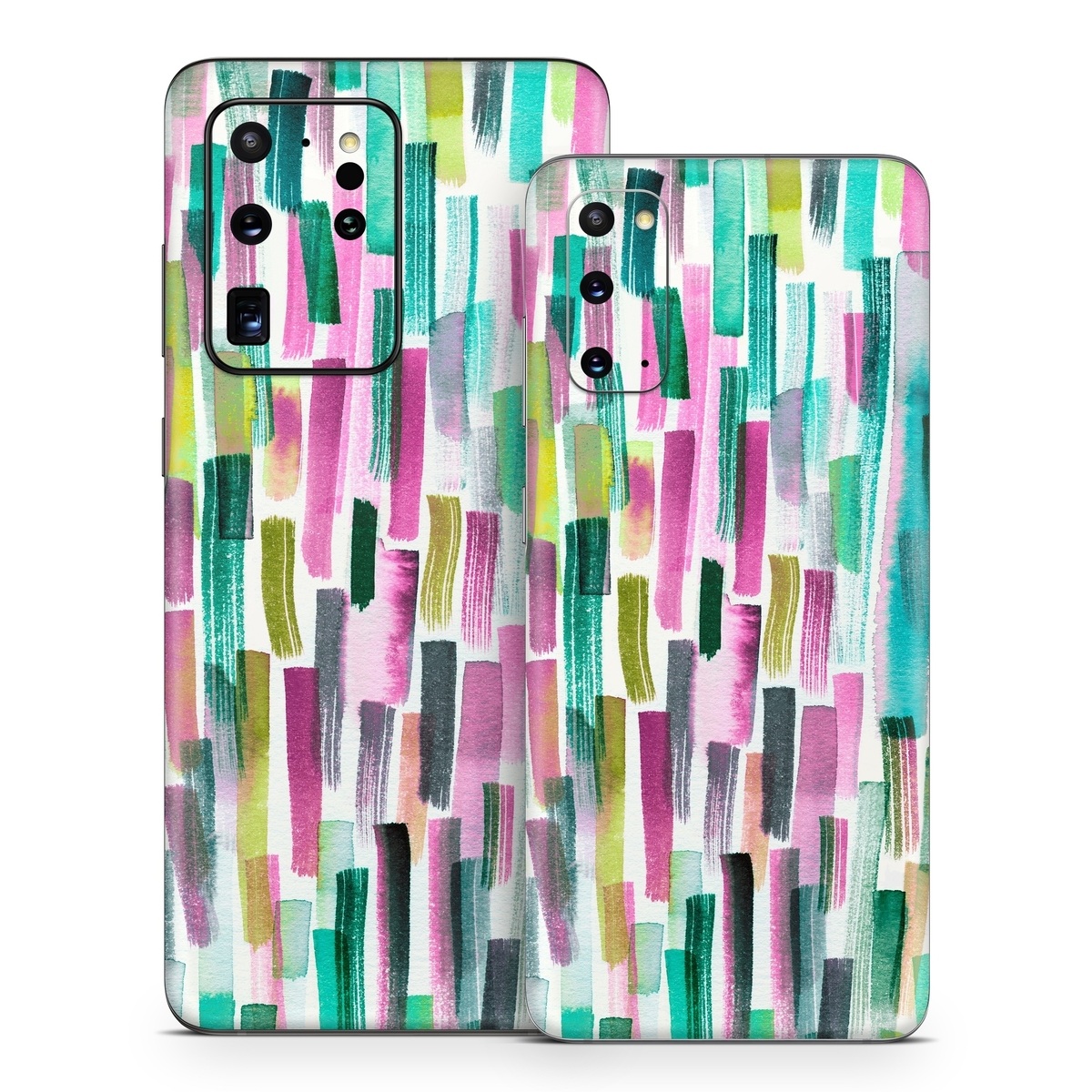 Samsung Galaxy S20 Series Skin design of Line, Turquoise, Pink, Pattern, Design, Magenta, Colorfulness, with white, green, blue, pink, purple, black, blue colors