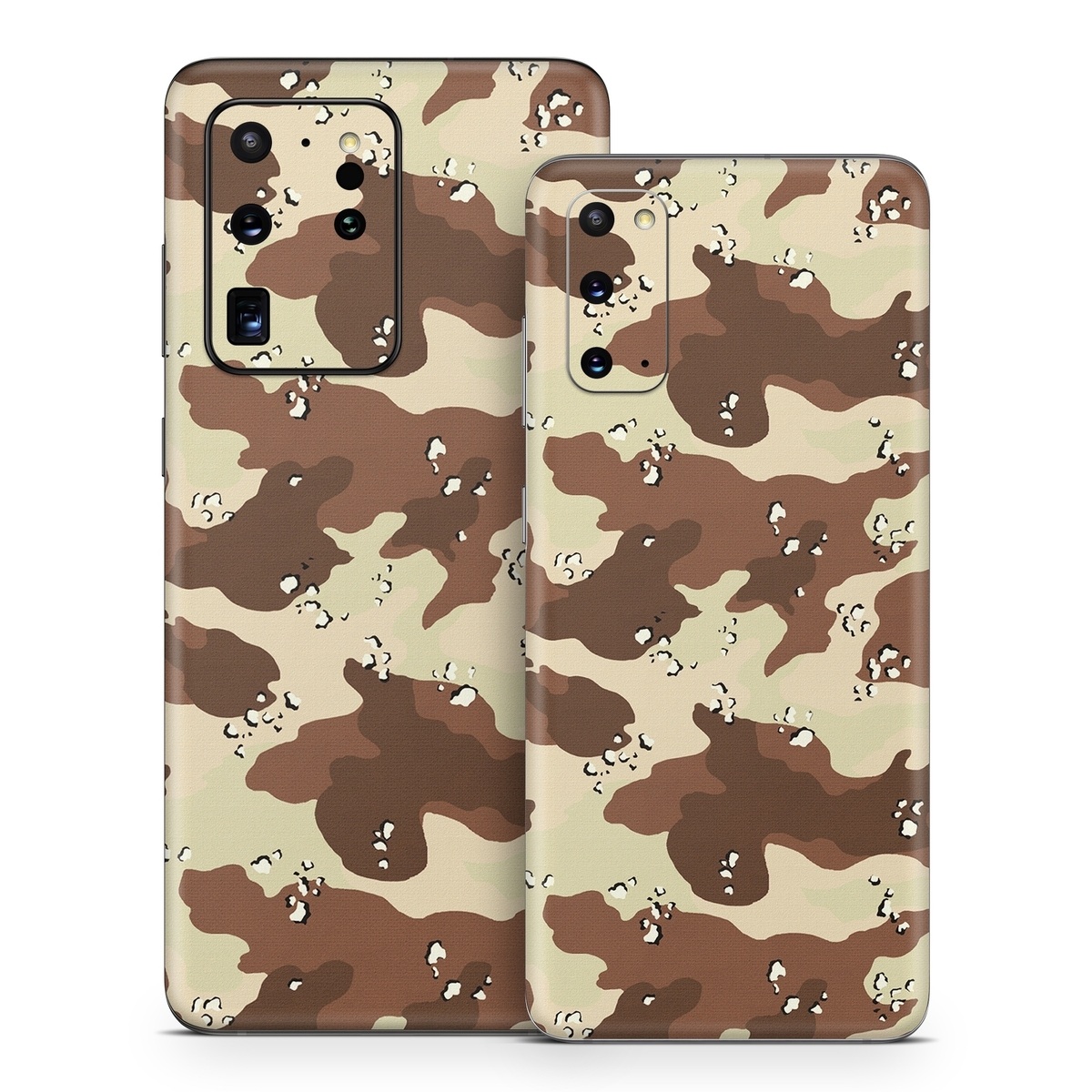 Samsung Galaxy S20 Series Skin design of Military camouflage, Brown, Pattern, Design, Camouflage, Textile, Beige, Illustration, Uniform, Metal, with gray, red, black, green colors
