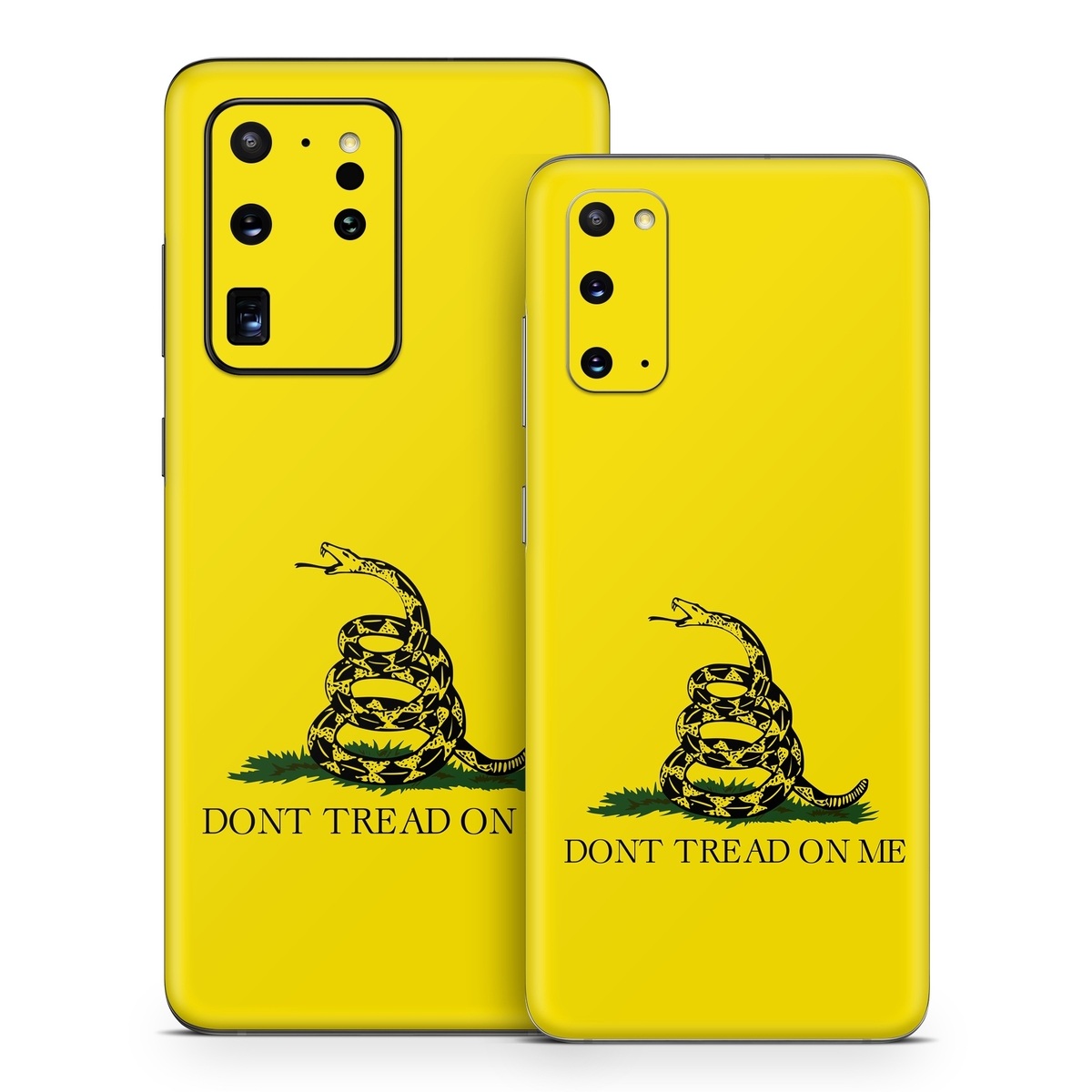 Samsung Galaxy S20 Series Skin design of Yellow, Font, Logo, Graphics, Illustration, with orange, black, green colors