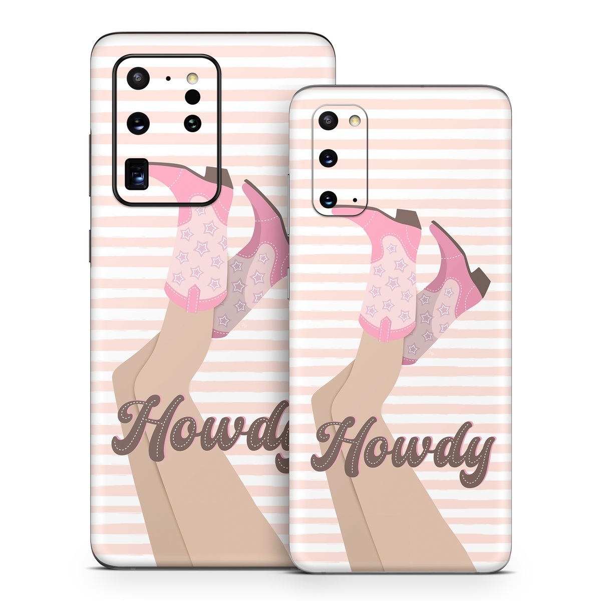 Samsung Galaxy S20 Series Skin design of Hand, Glove, Sleeve, Gesture, Font, Finger, Pink, Material property, Waist, Thumb, with pink, white, brown colors
