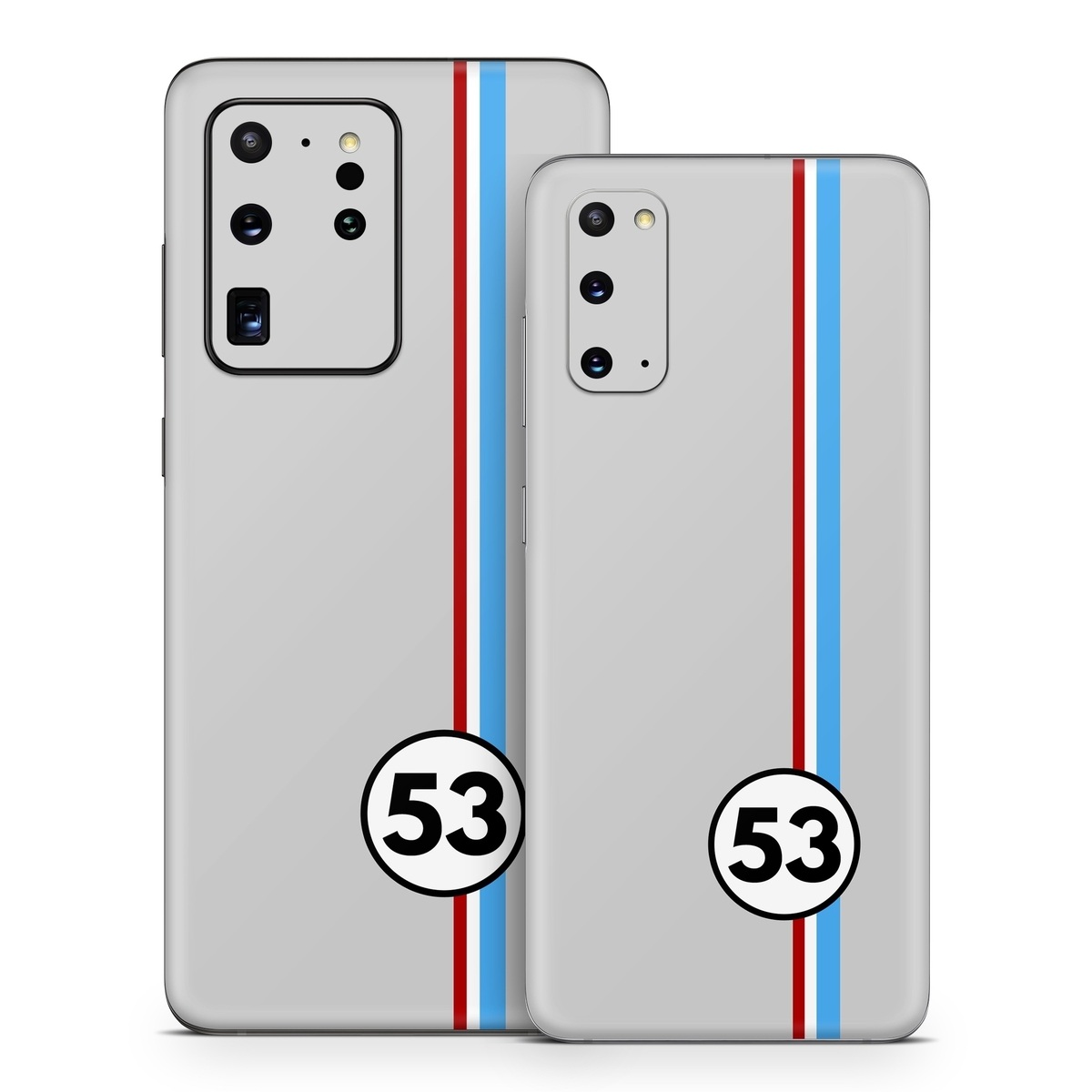 Samsung Galaxy S20 Series Skin design of Line, Sign, Games, with gray, blue, red, white, black colors