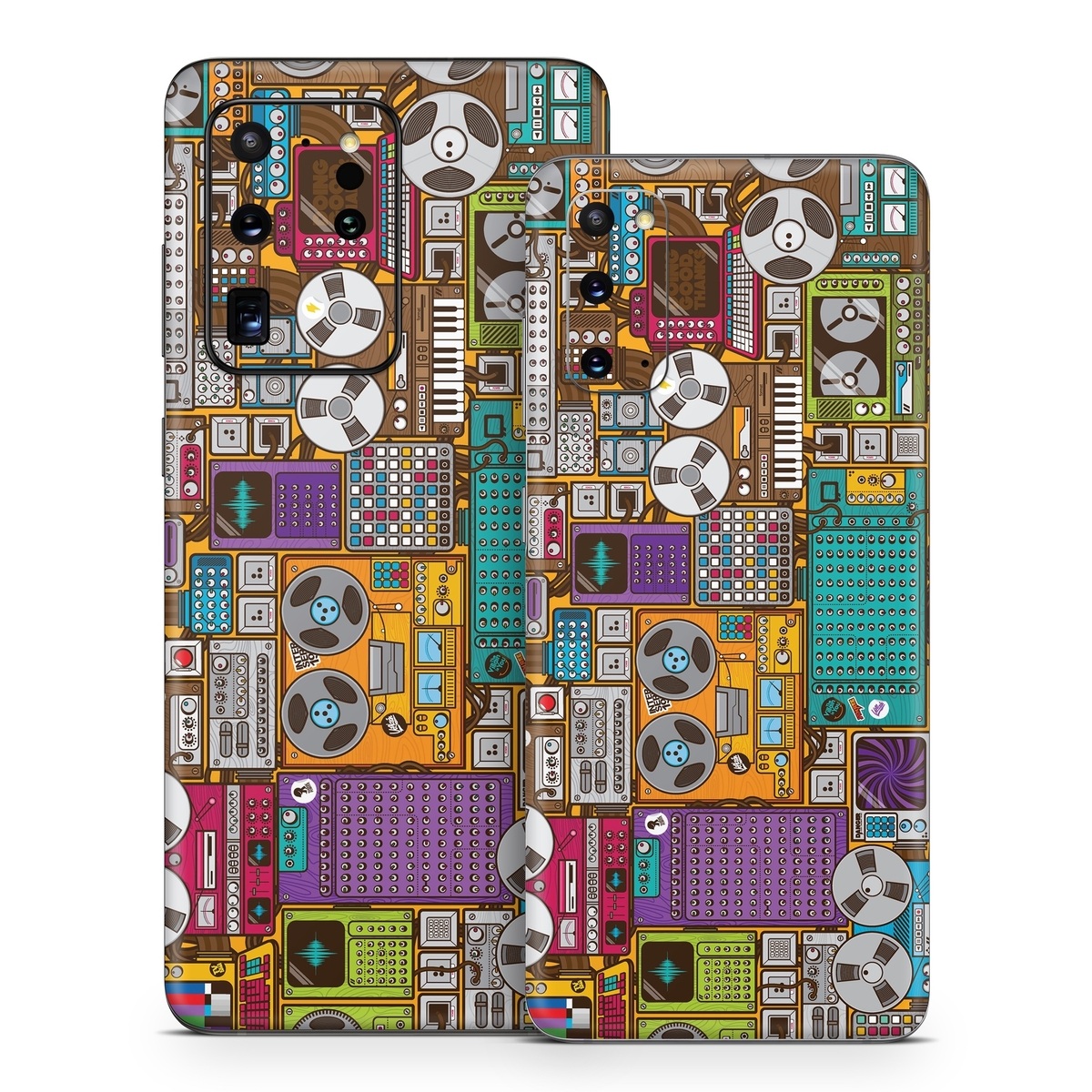 Samsung Galaxy S20 Series Skin design of Games, Pc game, Design, Pattern, Screenshot, Art, with gray, black, red, green, blue, purple colors