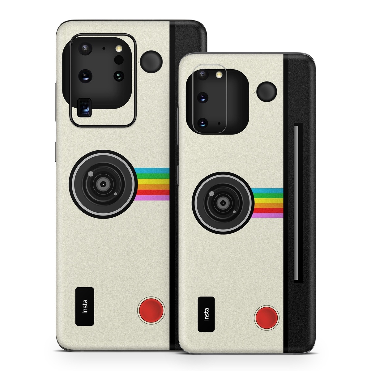Samsung Galaxy S20 Series Skin design of Cameras & optics, Camera, Technology, Circle, Electronic device, Electronics, Colorfulness, with gray, black, red colors