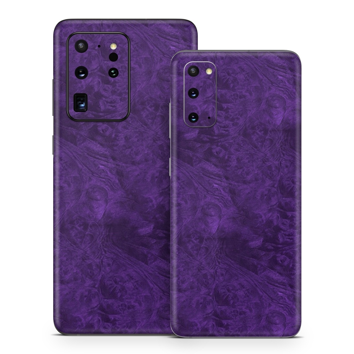 Samsung Galaxy S20 Series Skin design of Violet, Purple, Lilac, Pattern, Magenta, Textile, Wallpaper, with black, blue colors
